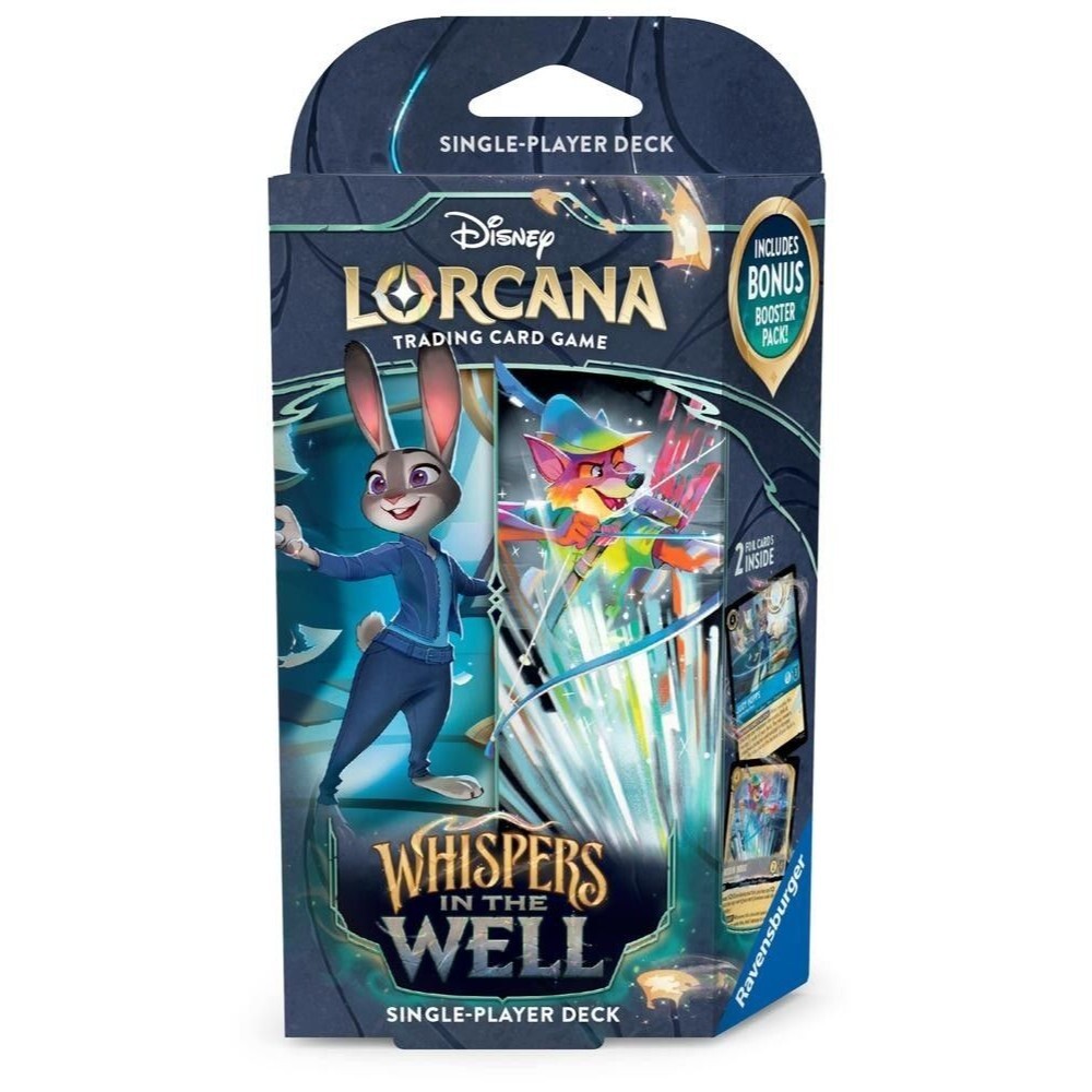 Lorcana Whispers in the Well Starter Deck (Sapphire and Steel) Sealed